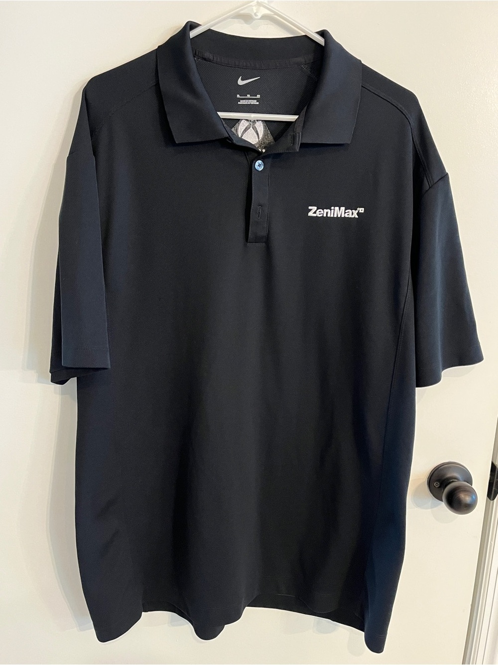 Men’s size XL Nike ZeniMax XBOX Black Polo
